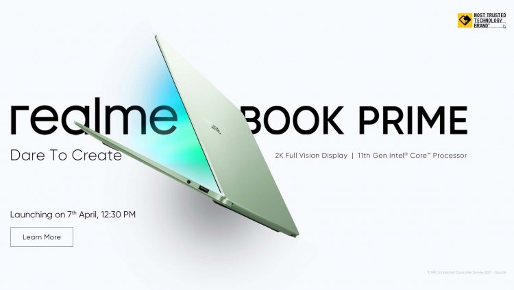 Realme Book Prime Launched in India with 16GB RAM, Intel 11th-Gen Chipset: Price, and Specifications