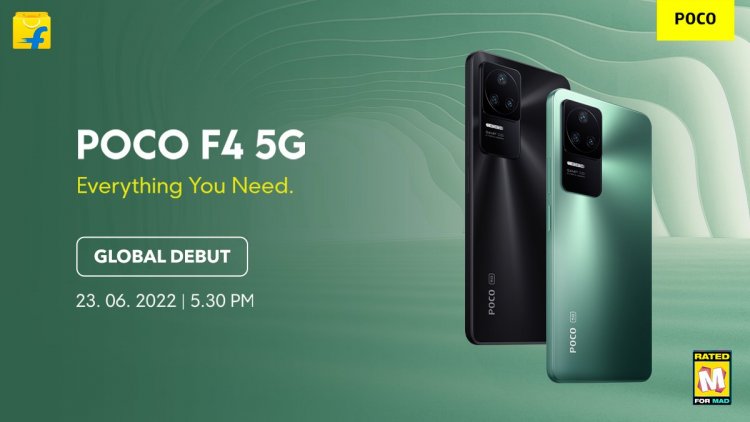 Poco F4 5G with 64MP OIS Camera to Launch on June 23: Specifications and Price to be Expected