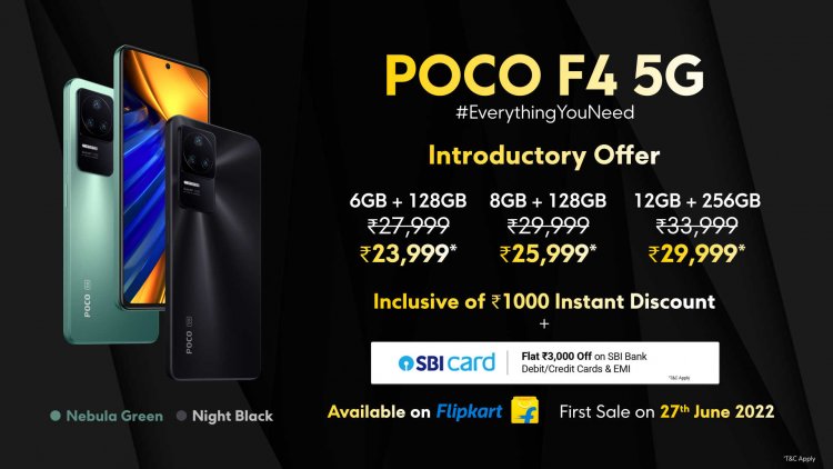 Poco F4 5G with 64MP OIS Camera Launched in India: Price, Specifications