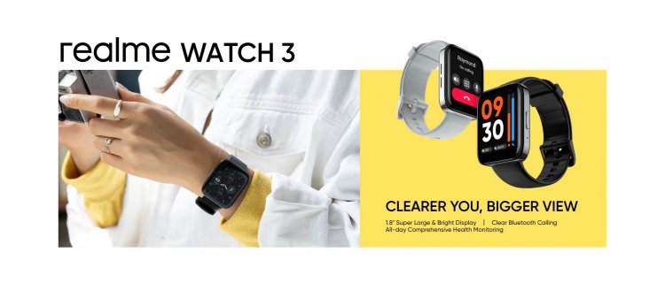 Realme Watch 3 First Sale Set for Today at 12 Noon Via Flipkart: Launch Offers, and Sale Details, Price in India, Specifications