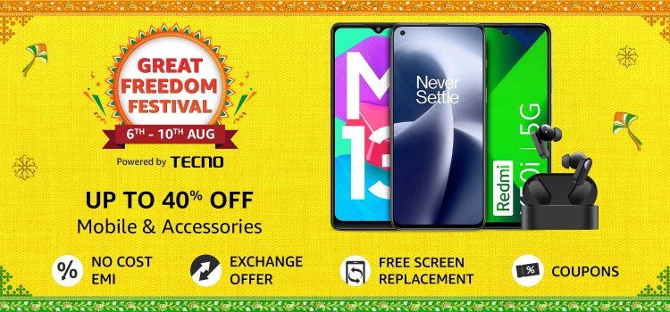 Amazon Great Freedom Festival Sale: Best Deals on Laptops, Mobiles and More, Sale Dates (August 06-10)