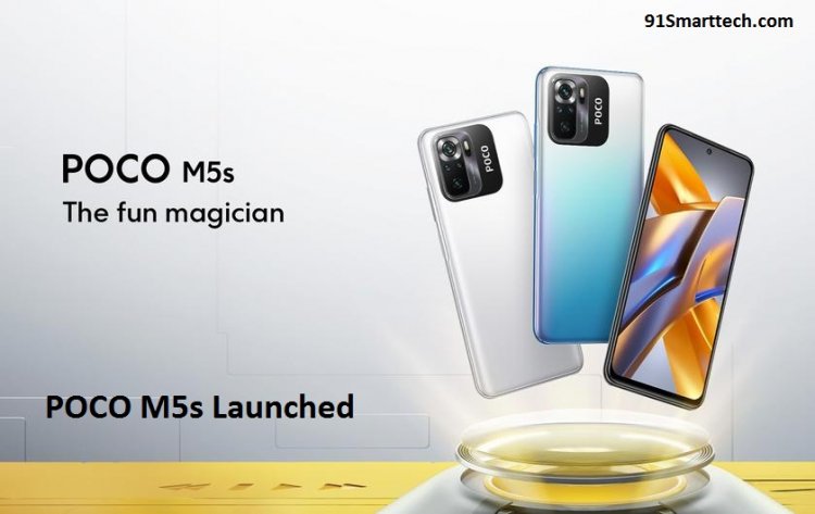 POCO M5s Launched in India: Price, Specifications, and Other Details