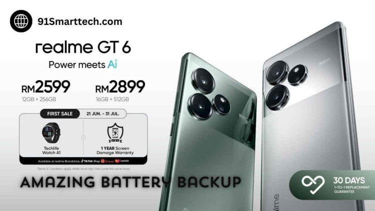 New Realme GT 6 Smartphone Has Been Launched in the Market with Amazing Battery Backup and Great Features, Know its Price?